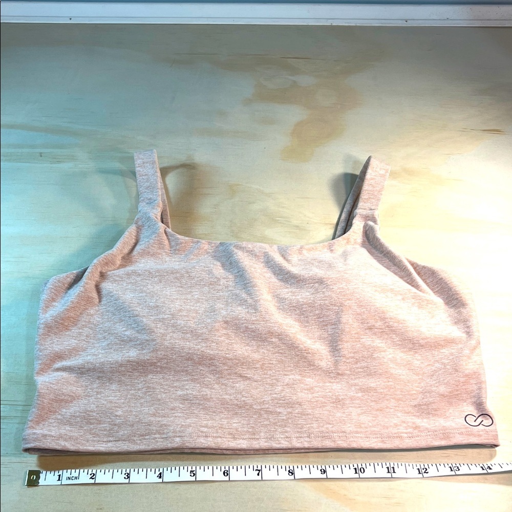 Calia Beige Tank sports Bra Sz L